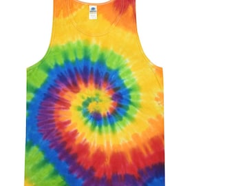 Tie Dye Unisex Tank tops (S M L XL 2XL 3XL)