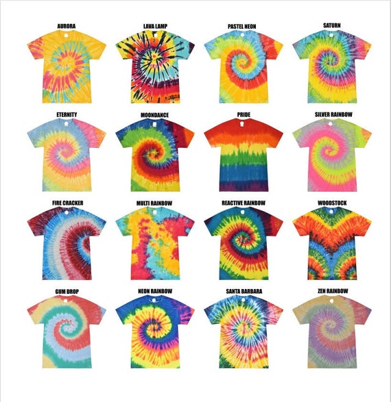 Tie Dye Unisex T-shirt Adults and Kids (kids 2-4 - 5XL) - Etsy