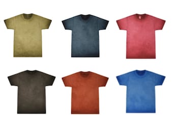 オイルウォッシュデザインTシャツ ユニセックス