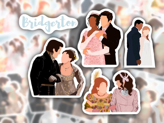 Bridgerton Stickers Die Cut Waterproof Vinyl Stickers | Etsy UK