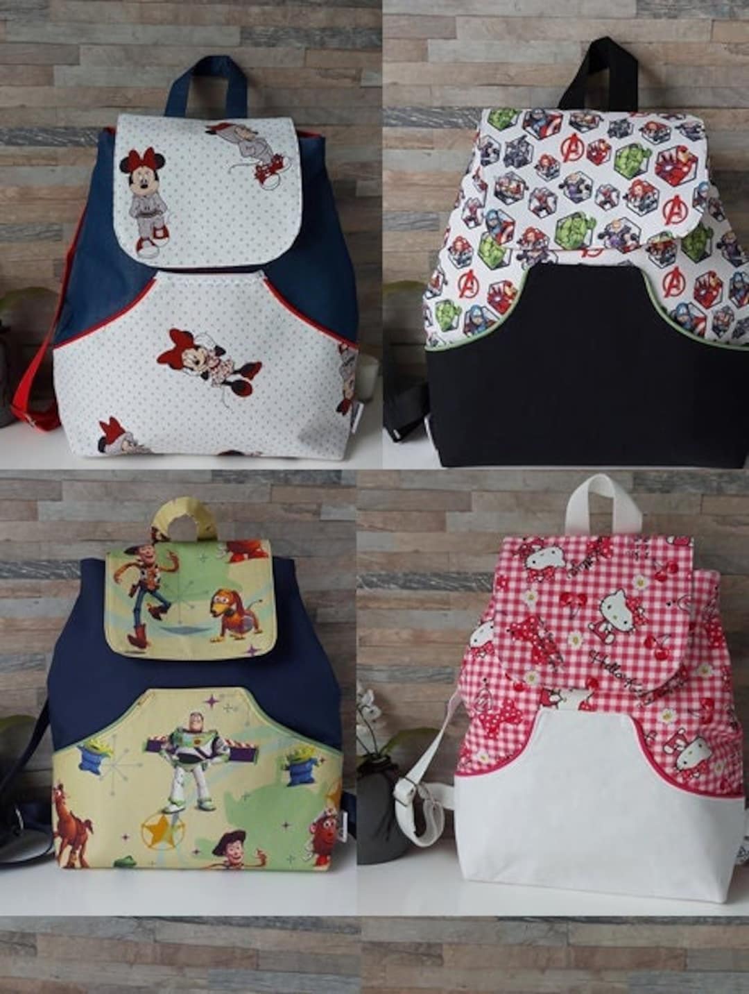 Sac à dos Jeans personnalisé Enfant Coton