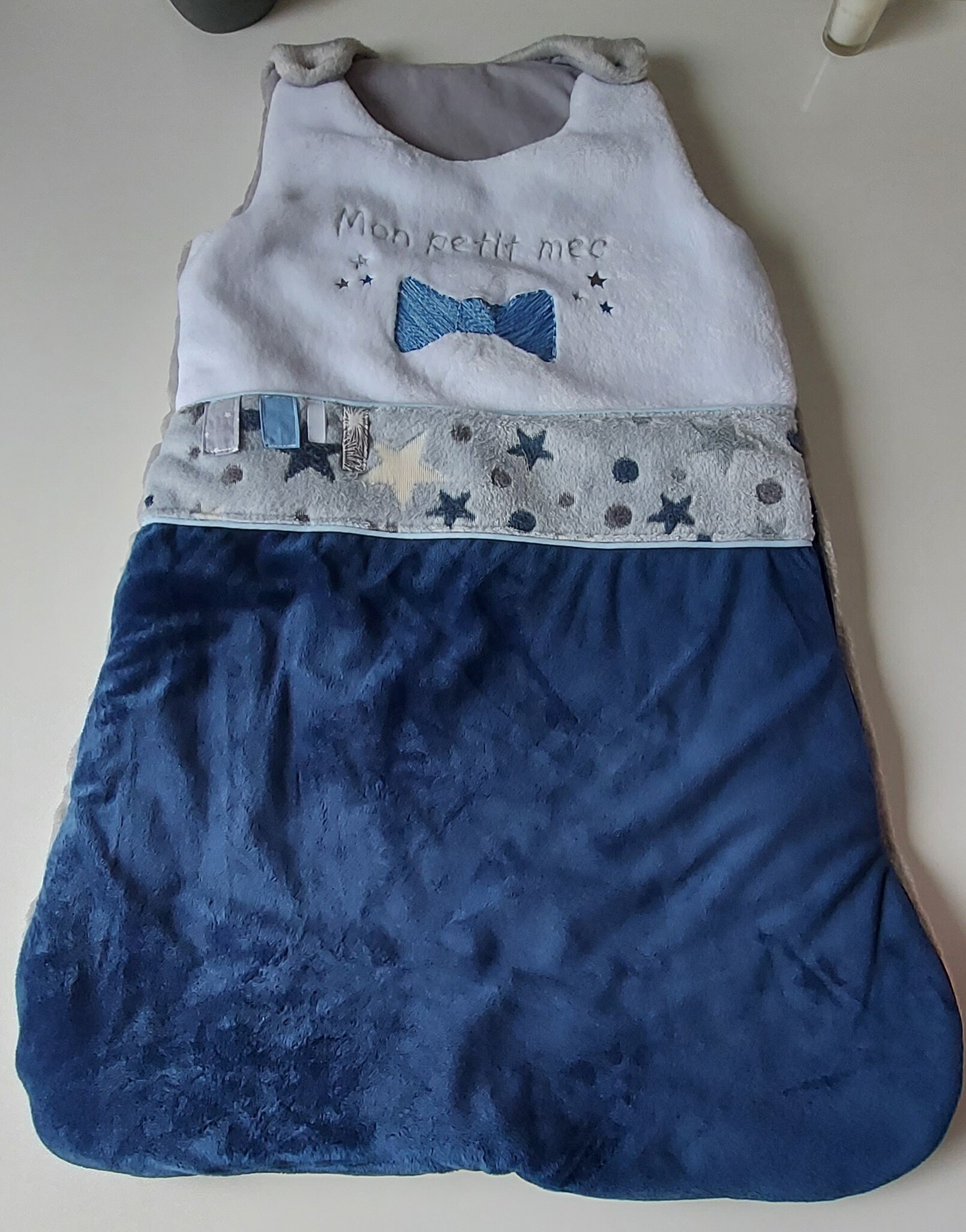 Modèle de Gigoteuse Bébé Naissance/Nid d'ange Hiver/Personnalisable avec Broderie Motif Et/Ou Prénom