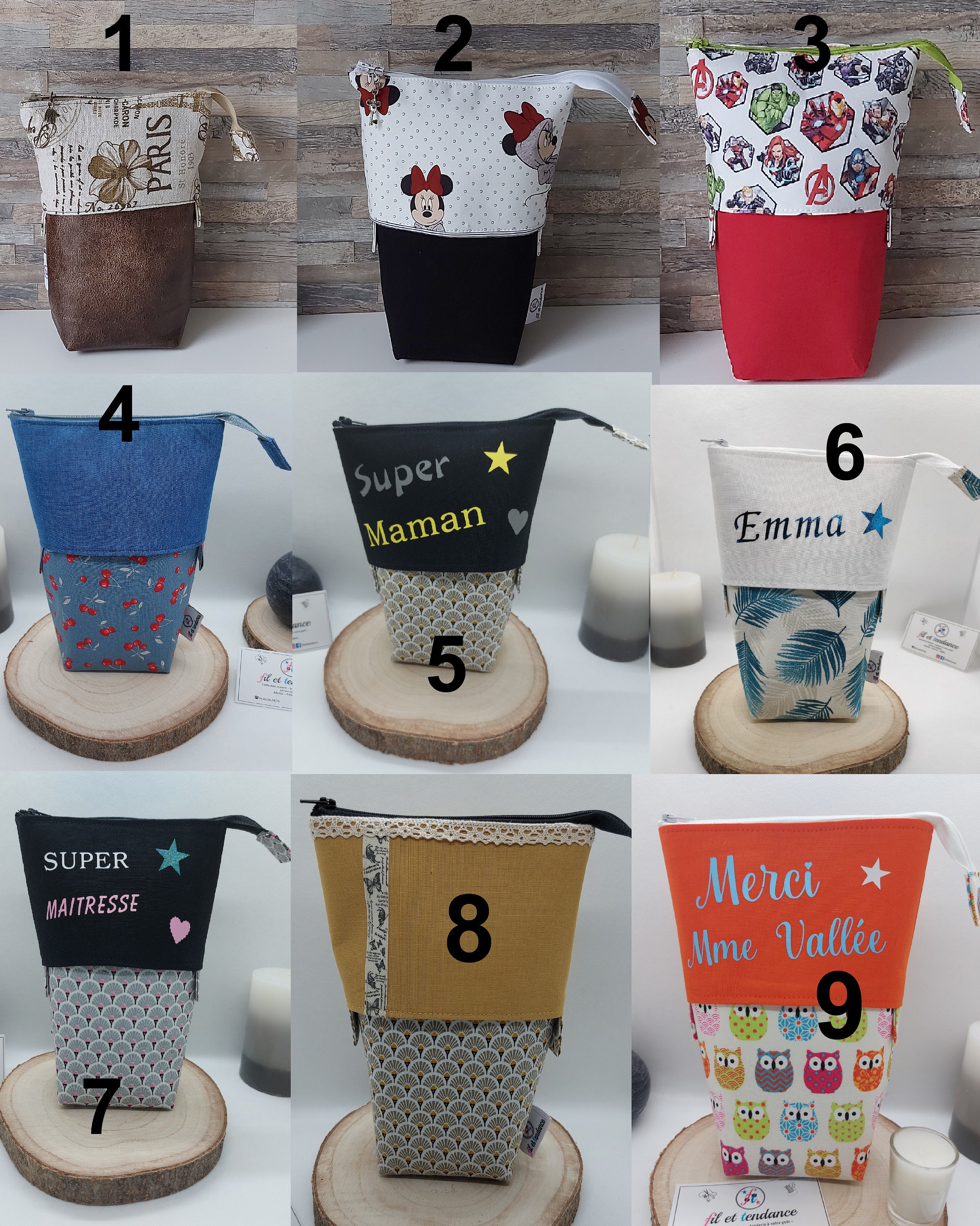 Trousse Transformable/Rétractable Pot à Crayons/Trousse Scolaire Maquillage