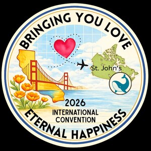 2026 International Convention Sticker-CA | Pick your Convention St. John's
