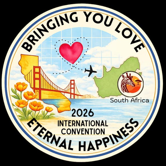 2026 International Convention Sticker-CA | Pick your Convention