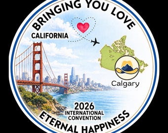 2026 International Convention Sticker-CA | Pick your Convention