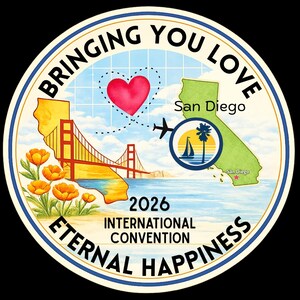 2026 International Convention Sticker-CA | Pick your Convention San Diego