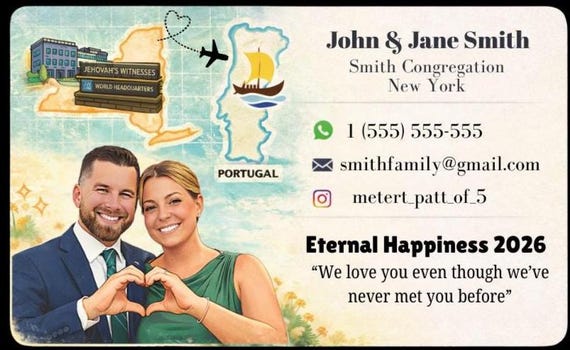 2026 Eternal Happiness Contact Cards- International Convention