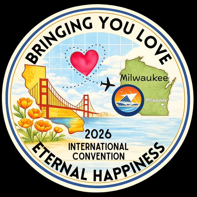 2026 International Convention Sticker-CA | Pick your Convention Milwaukee