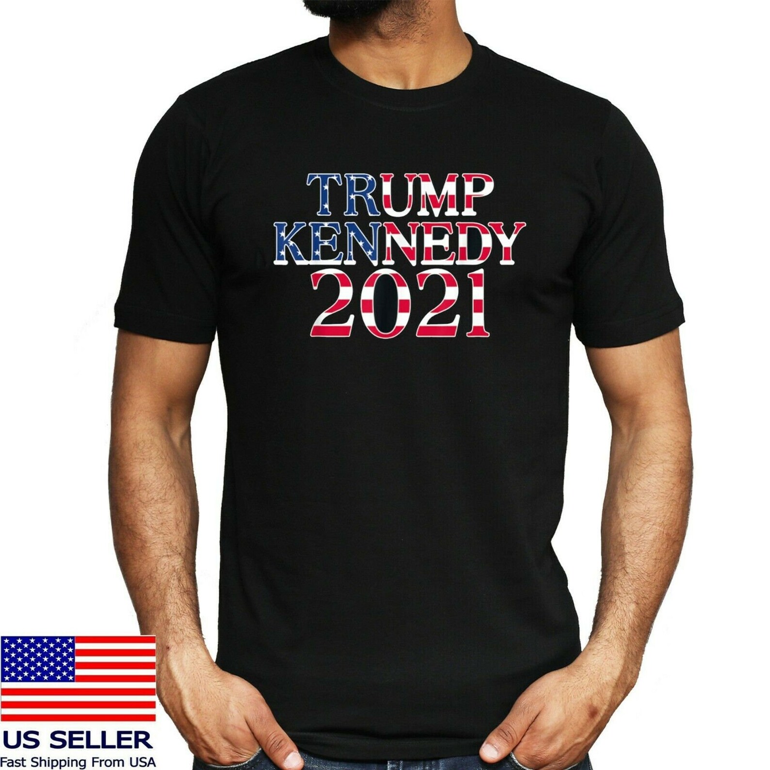 Pro Trump Kennedy Jr 2021 2022 2023 2024 American Flag TShirt Etsy