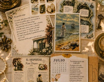 Suscripción snail mail literario | Carta mensual de un personaje literario | Mail club EN ESPAÑOL
