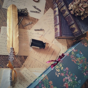 Caneta-tinteiro de caligrafia vintage