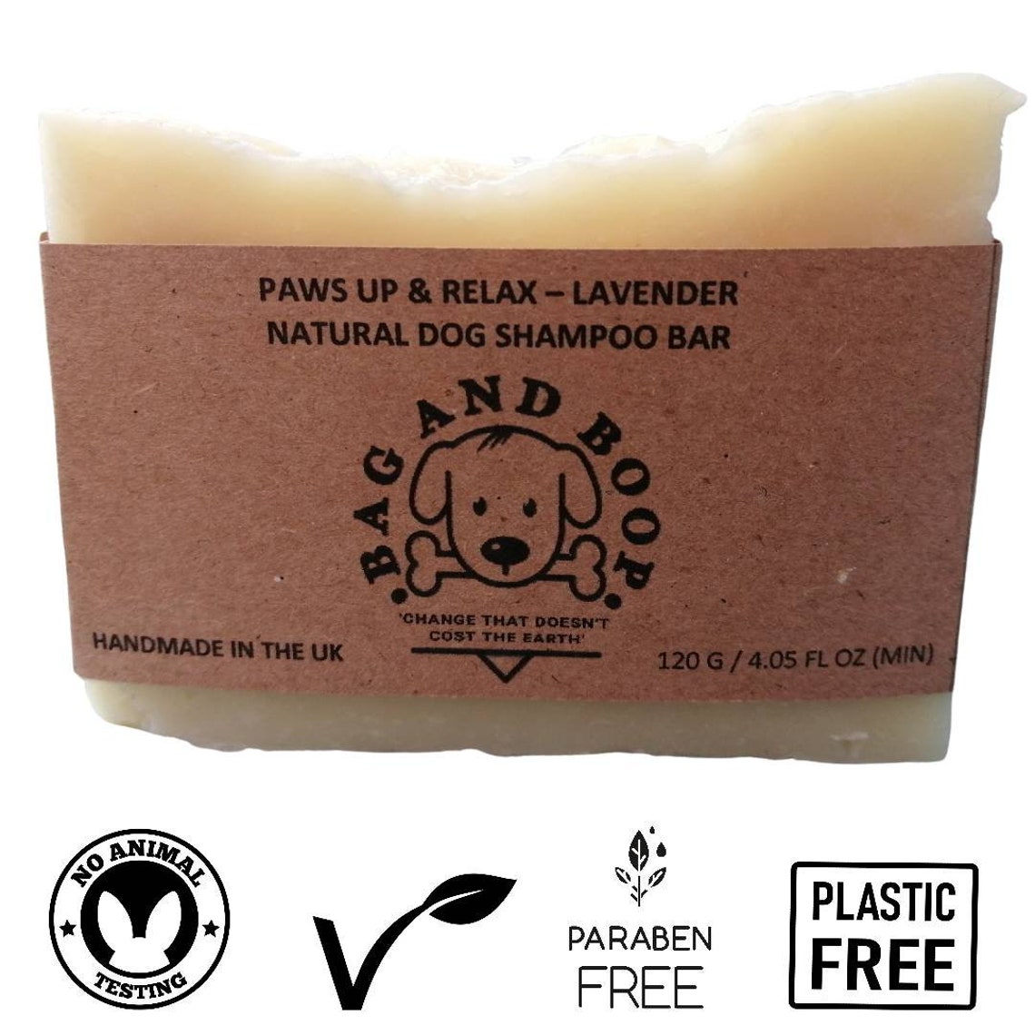 Lavender Natural Dog Shampoo Bar 120g Etsy
