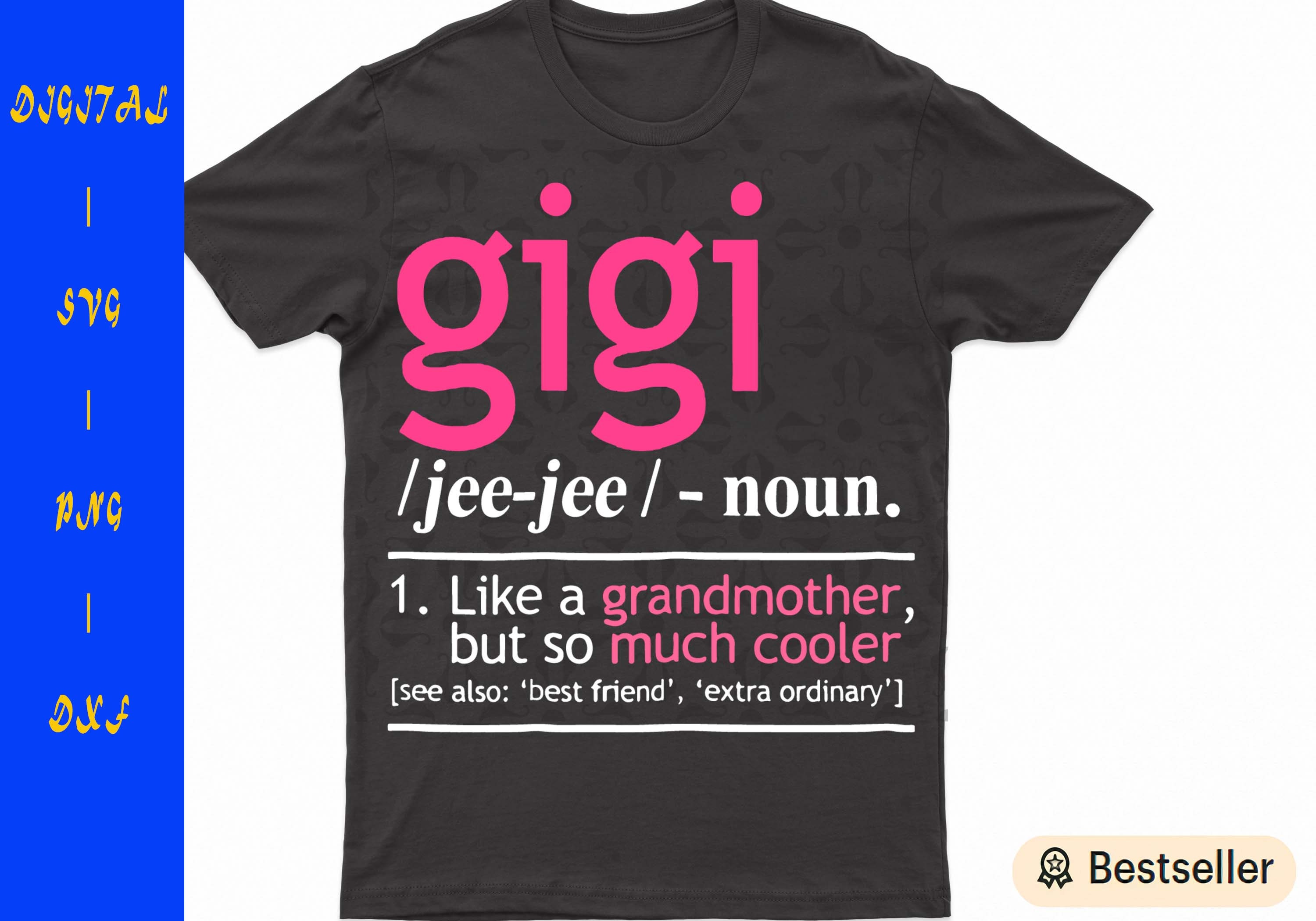 Gigi Like a Grandmother but so much Cooler Svg Gigi Svg Etsy