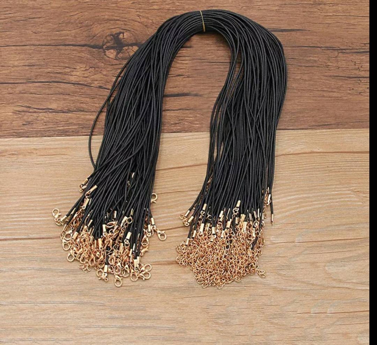 10 pcs leather cord adjustable cord jewelry making necklace Etsy