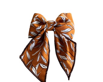 Autumn Vines Sailor Bow | Modern Dog Bandana | Aesthetic Pet Products | Playful, and Unique Pet Scarf