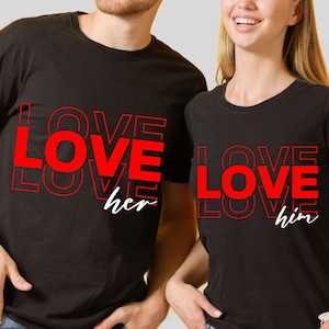 Xoxo-Paar-Shirt, Liebhabergeschenk, passende Paare-Svg, Valentinstag-Svg, Geschenk für Frau-Svg, Für Cricut-Stempel