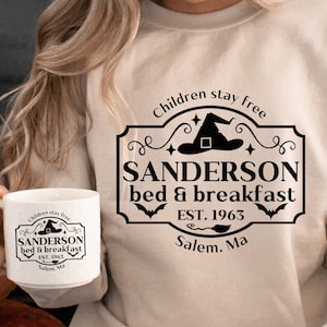 Sanderson Svg, Sanderson Bed & Breakfast Svg , Hello Pumpkin Svg , Hocus Pocus Svg , Halloween shirt Svg , Png, Dxf, Eps, Cut File For Cricut