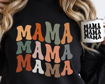 Groovy Mama SVG , Retro Svg, Mother's Day Svg, Stacked Mama Svg, Trendy Svg, Boho Mama Svg, Mom Life svg, cut files For Cricut Sublimation
