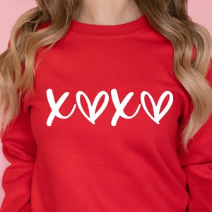 Xoxo Svg, Heart Svg, Abrazos y Besos SVG, Drawn Heart Svg, San Valentín Svg, Love Svg, Hello Valentine Shirt, Dxf, Eps, Cut File For Cricut