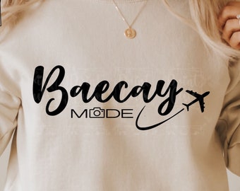 Baecay Mode Svg, Vacation Mode on Shirt, Traveler Svg, Vacay Vibes , Baecation mode on Svg, Baecation Vibes, Matching Couple, Svg for Circut