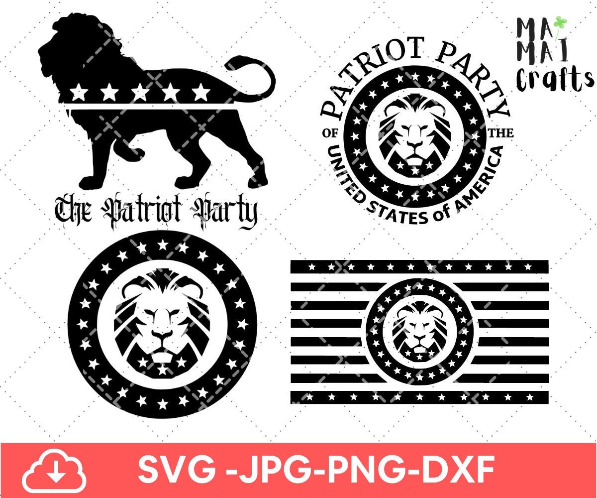 Free Free 184 Patriot Party Lion Svg SVG PNG EPS DXF File