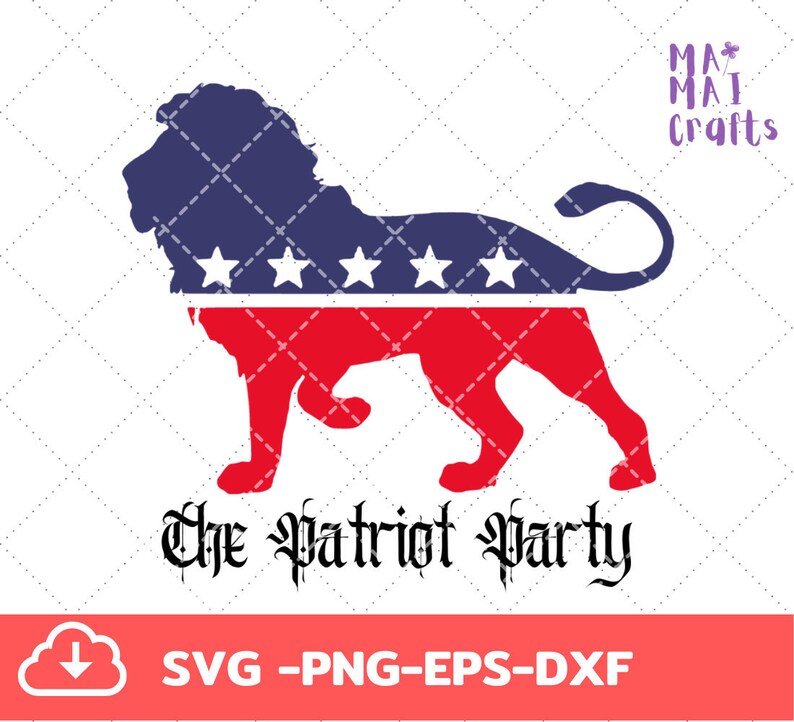 Free Free 106 Patriot Party Lion Svg SVG PNG EPS DXF File