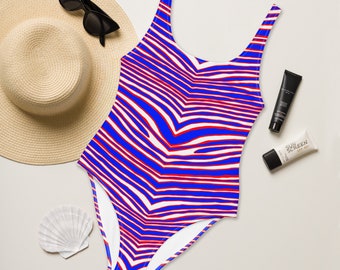 Zubaz Inspired One-Piece Swimsuit