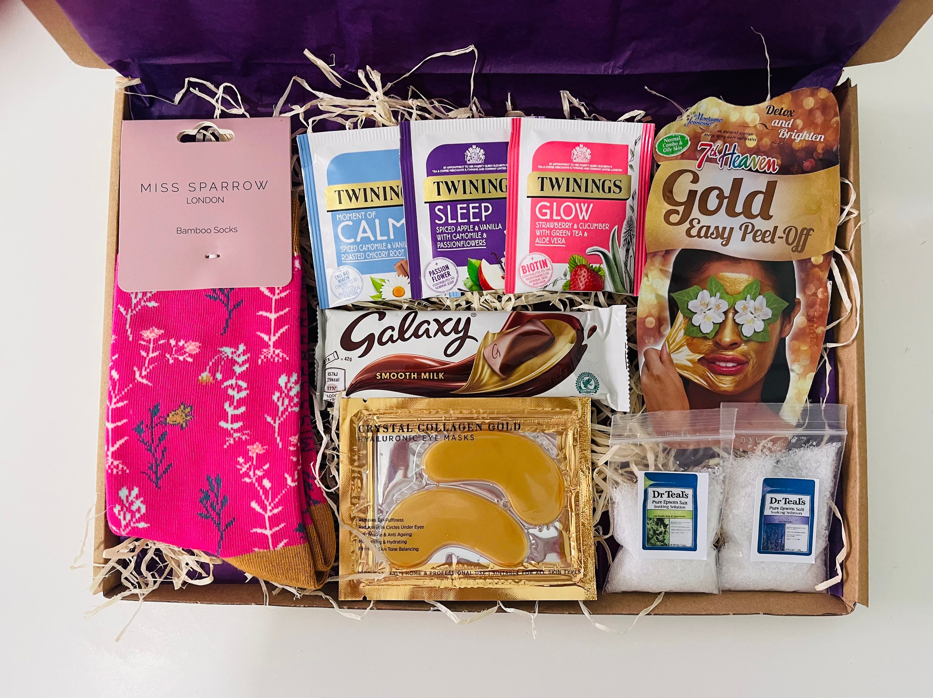 Luxury Pamper Hamper with Bamboo SocksWellbeing Etsy