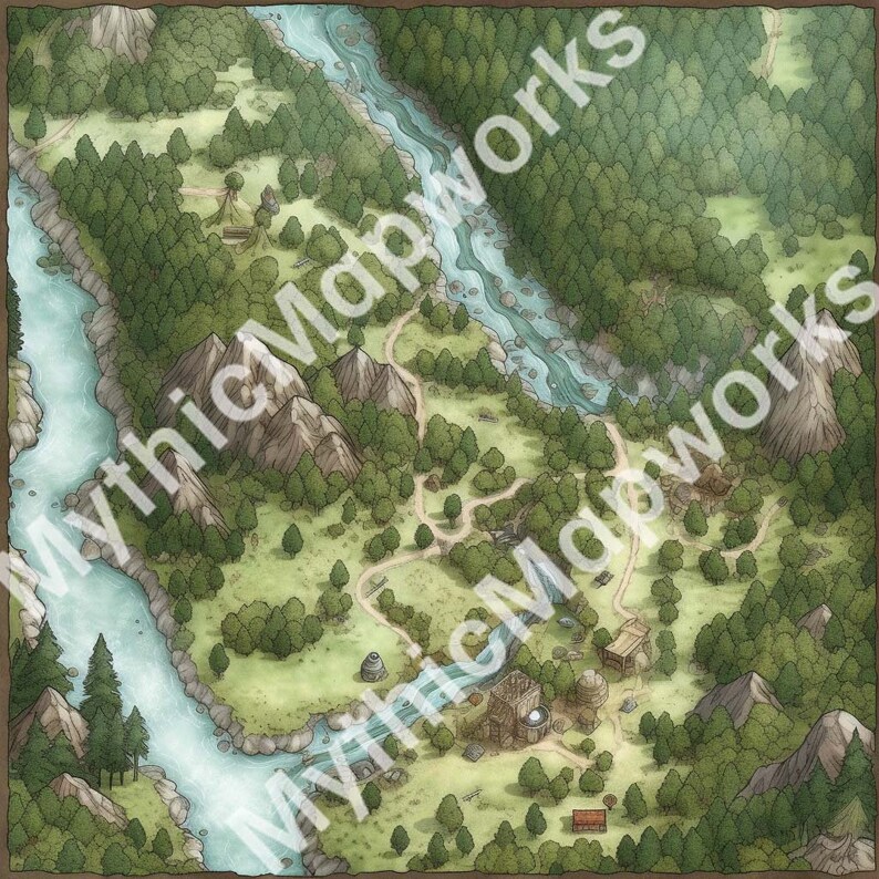 Dnd Wilderness Maps Bundle D&D Digital Maps Dungeons and Etsy