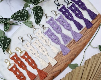 Macrame keychains