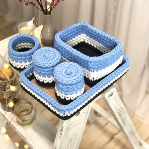 baskets for children, baskets for babies, a set of baskets for a baby shower, baskets for a nursery, storage basket, gift basket