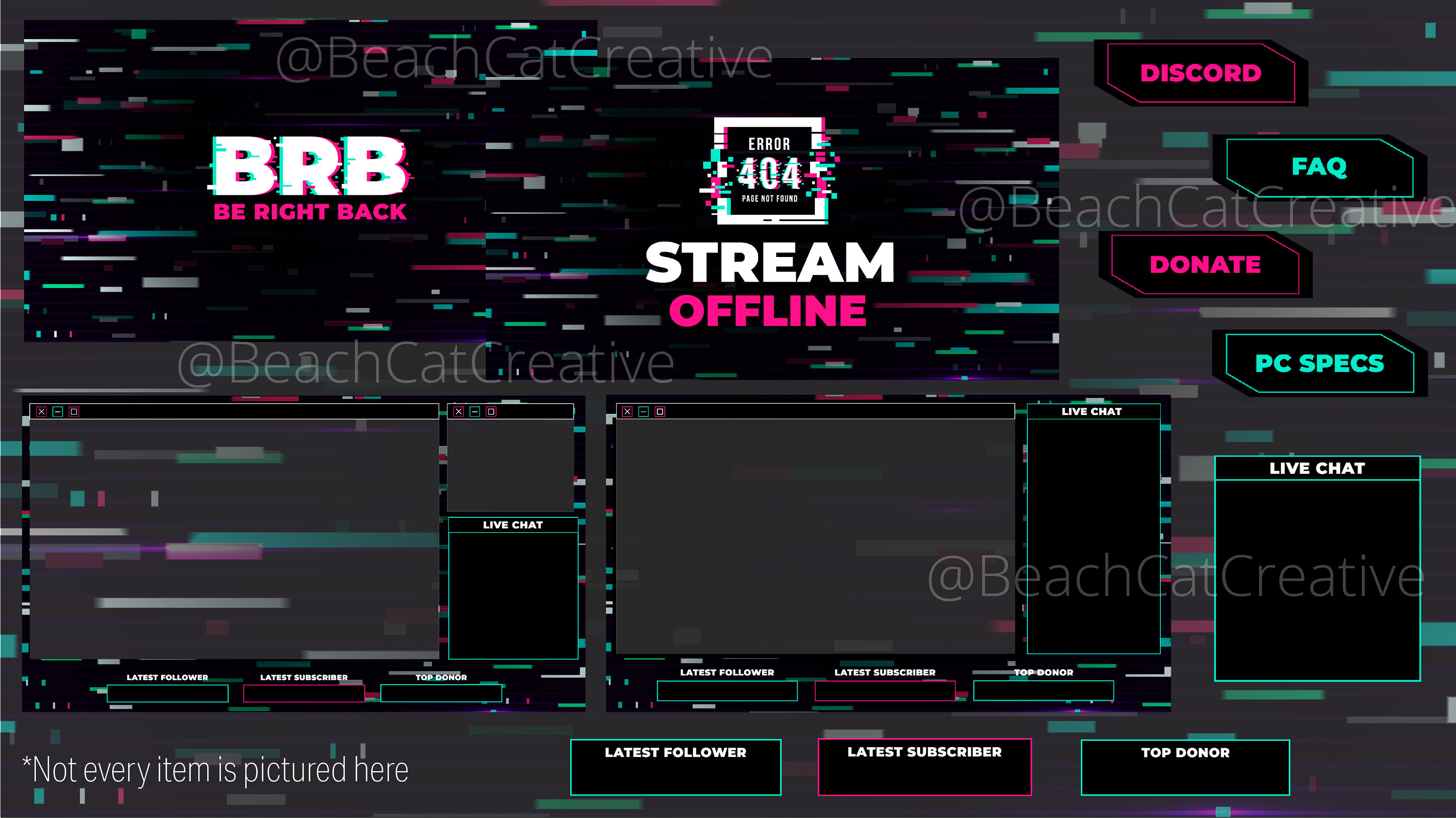 Glitch Twitch – Just Chatting Graphic by Sko4 · Creative Fabrica