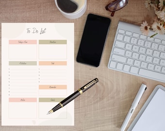 Seasonal to Do List Planner PDF Print - Etsy