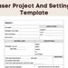 Laser Project and Settings Template - Etsy