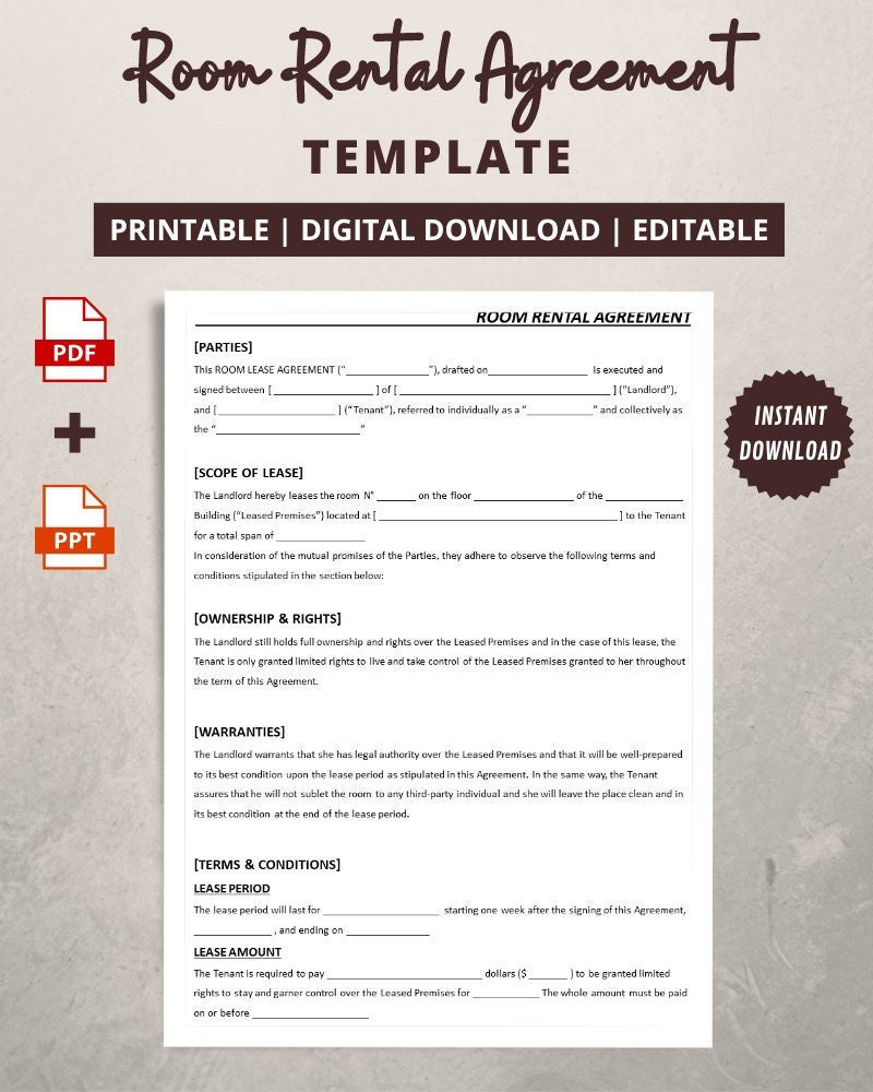 Room Rental Agreement Template Room Rental Contract Form Contract Room Rental Agreement Template Room Rental Contract Form Contract