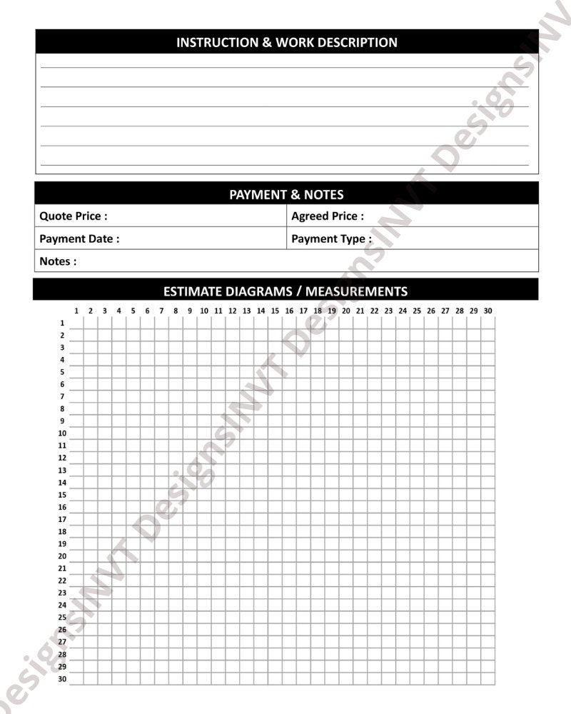 Electrical Estimate Form Electrical Estimating Sheets Printable Job
