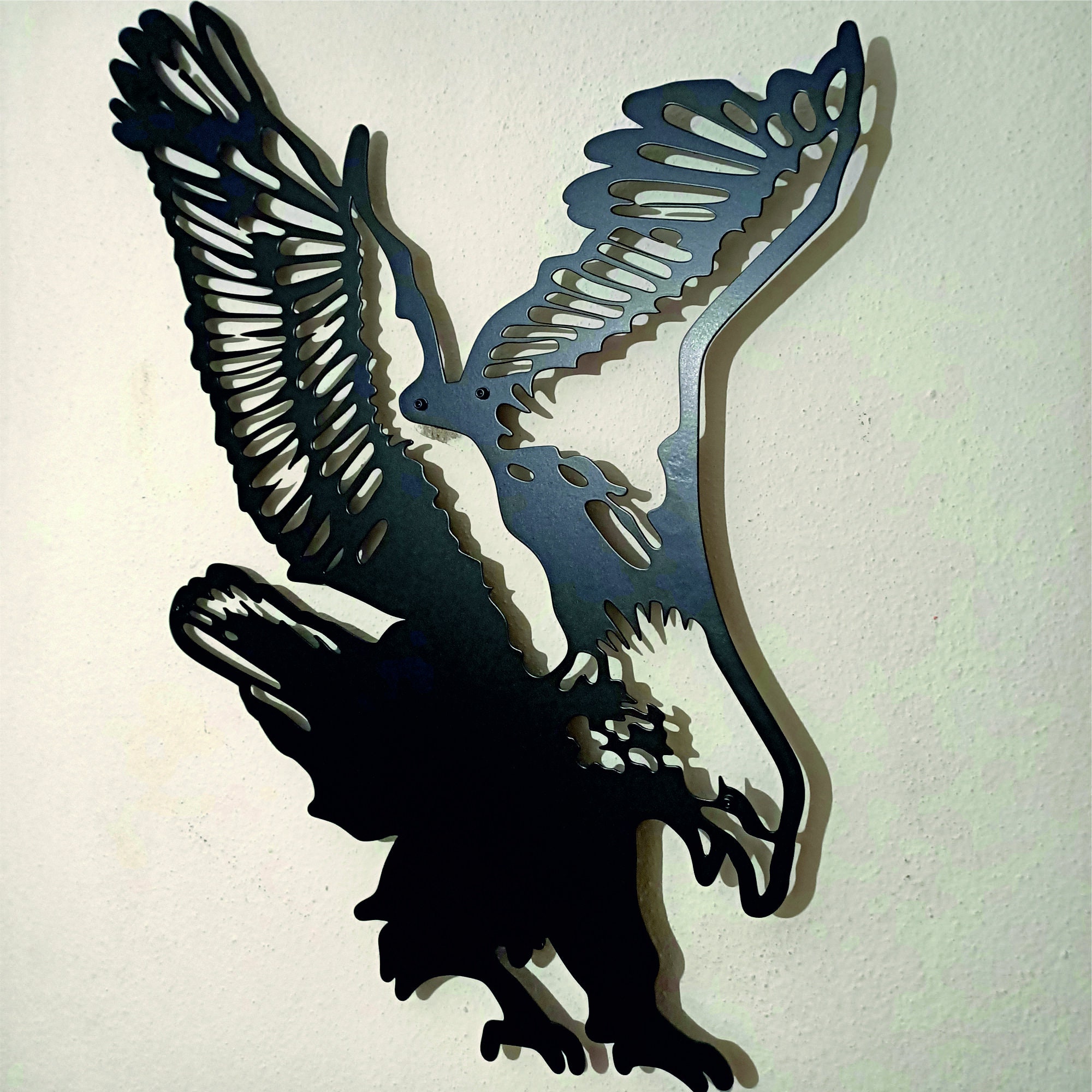 Eagle Decor Large Metal Eagle Wall Art Metal Wall Decor Etsy