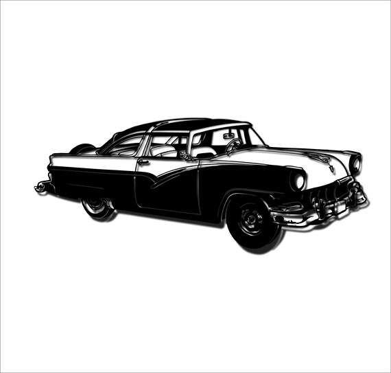 Classic Car Metal Wall Decor Classic Car Metal Wall Art Etsy UK