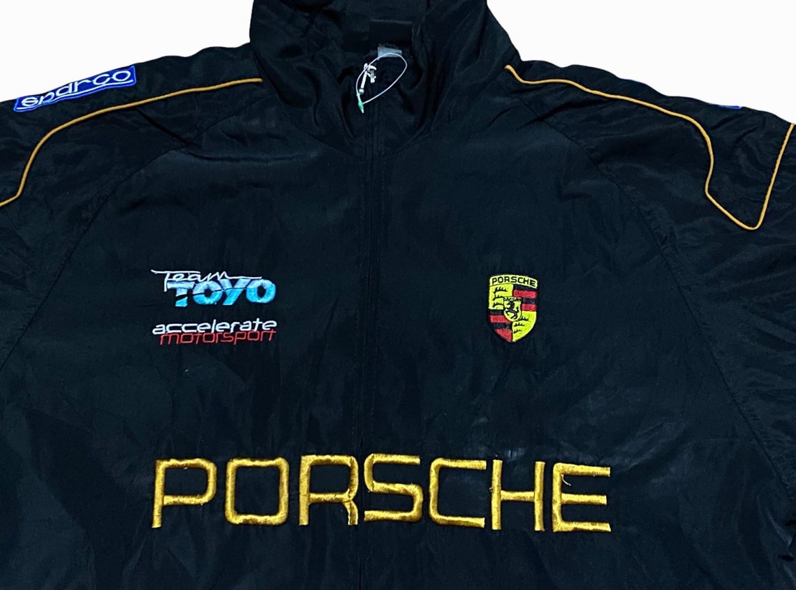 Vintage 90s Porsche Motorsports Racing Team Embroided Jackets Etsy