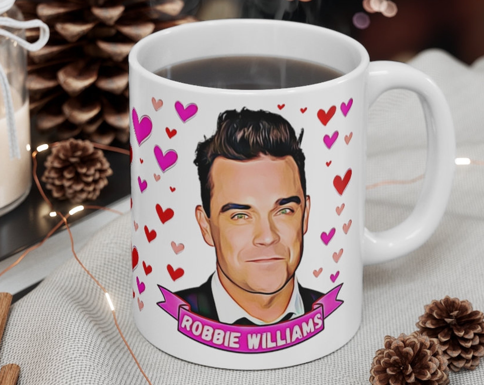 Robbie Williams Niedliche Tasse Robbie Williams Niedliche Tasse