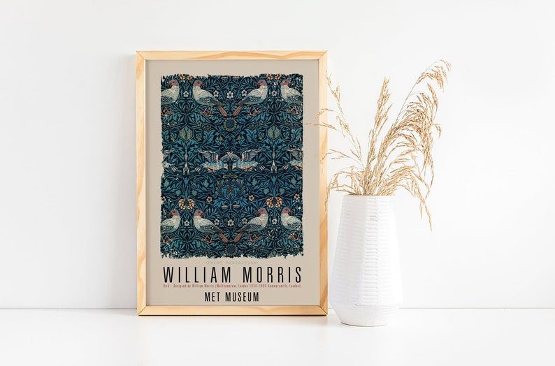 William Morris Exhibition Poster William Morris Print - Etsy