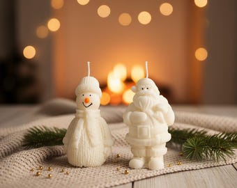 Weihnachtskollektion: Festive Friends Dekokerzen-Set