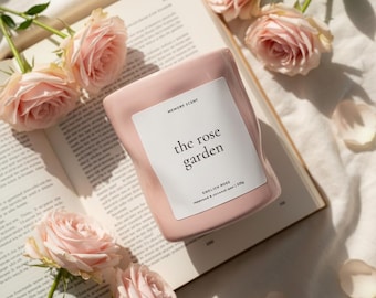 Duftkerze Rosengarten | Englische Rose