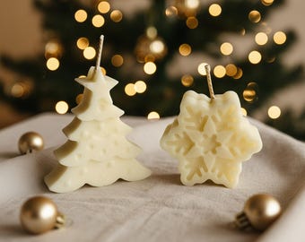 Weihnachtskollektion: Dekokerzen Set Frosted Forest
