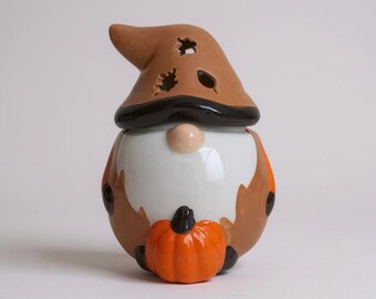 Wachsbrenner: Autumn Gonk Keramik Kürbis