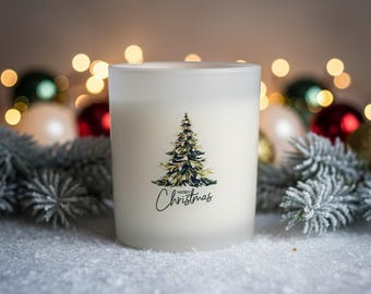 Weihnachtskollektion: Frohe Weihnachten 60cl Kerze