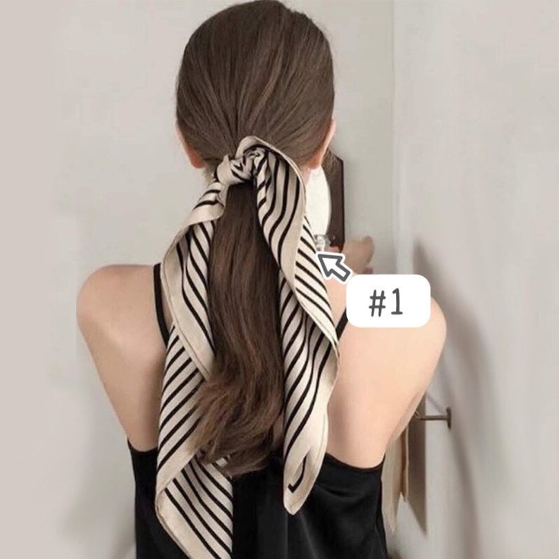 Silk hair scarves | Silk scarf | Satin hair scarf | Twilly scarf | Twilly cloth | Twilly in Germany