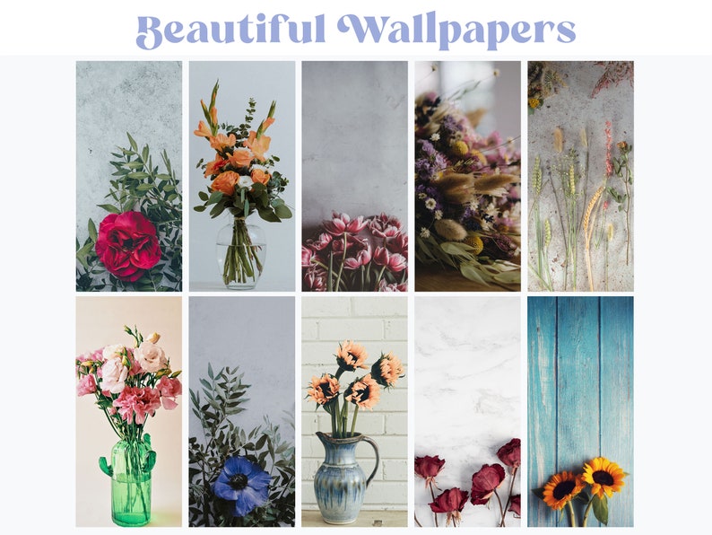 Summer iPhone Icons for Ios, Flower App Icons, Summer Flowers - Etsy