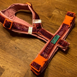 Chest harness, lead harness, Y-harness, dog harness, harness for dogs, glitter, dog harness, harness for dogs, harnais pour chien
